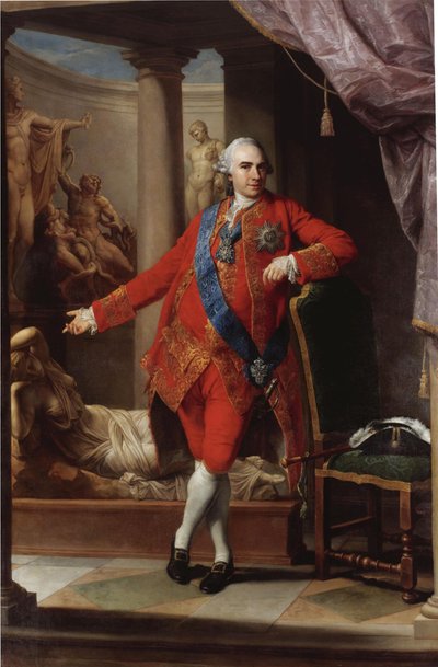 Portrait of Count Kirill Razumovsky 1728-1803, the last Hetman of Ukraine, 1766 by Pompeo Girolamo Batoni