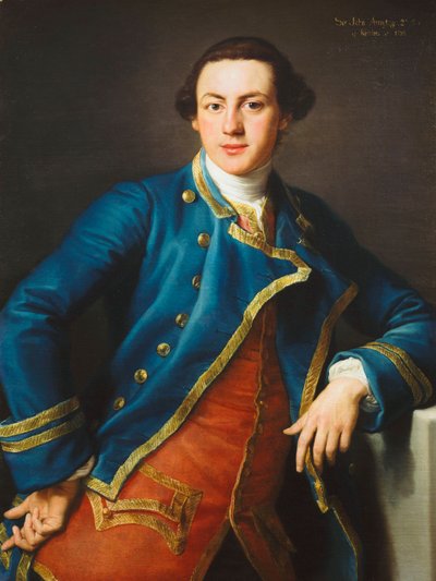 Portrait of Sir John Armytage, 2nd Bt. by Pompeo Girolamo Batoni