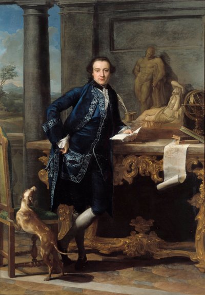 Portrait of Charles John Crowles by Pompeo Girolamo Batoni
