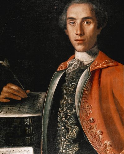 Portrait of the Italian Composer Leonardo Leo (1694-1744) by Pompeo Girolamo Batoni