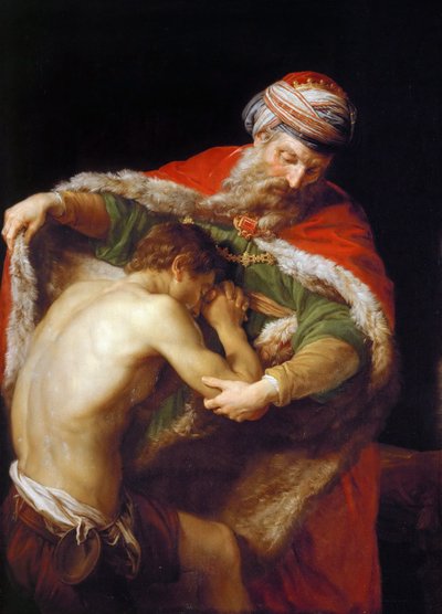 Return of the Prodigal Son by Pompeo Girolamo Batoni