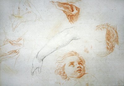 Studies for the Ecstasy of St. Catherine of Siena by Pompeo Girolamo Batoni