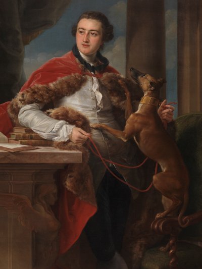 The 7th Earl of Northampton by Pompeo Girolamo Batoni