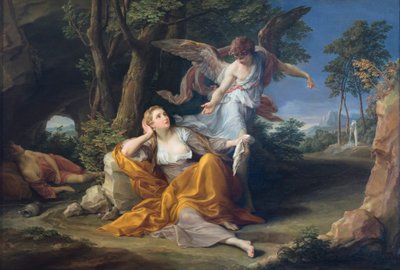 The Appearance of the Angel to Hagar in the Desert by Pompeo Girolamo Batoni