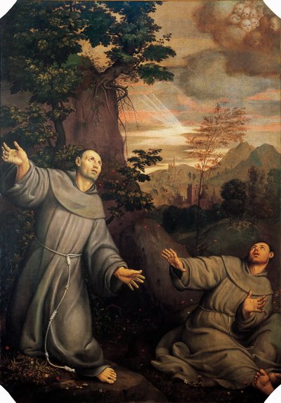 Ecstasy of St Francis by Pomponio Amalteo by Pomponio Amalteo