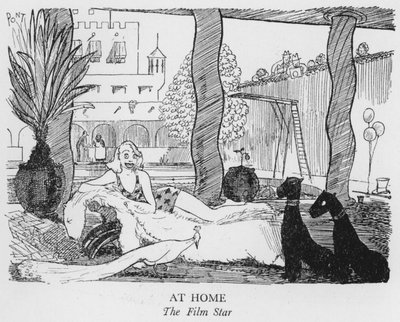 At Home, The Film Star by Pont