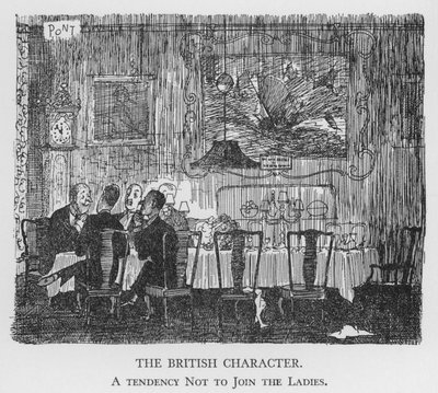 The British Character, A Tendency Not to Join the Ladies by Pont