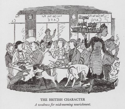 The British Character, A Weakness for Mid-Morning Nourishment by Pont (1908 40)