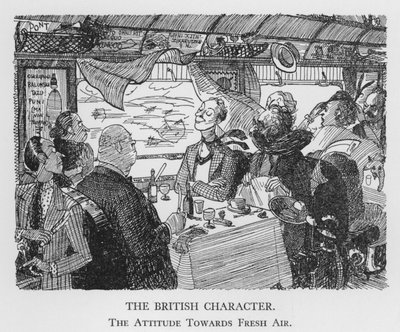 The British Character, Attitude Towards Fresh Air by Pont