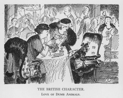 The British Character, Love of Dumb Animals by Pont