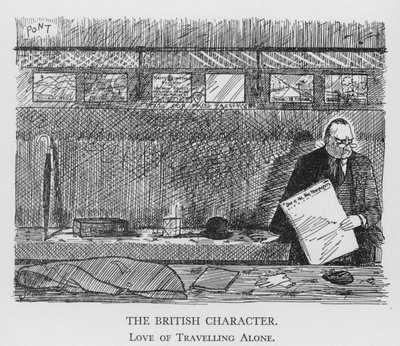 The British Character, Love of Travelling Alone by Pont