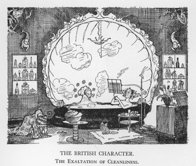 The British Character, The Exaltation of Cleanliness by Pont