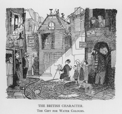 The British Character, The Gift for Water Colours by Pont
