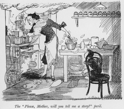 The Please, Mother, will you tell me a story? peril by Pont