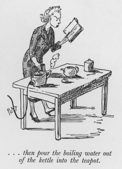 Then Pour the Boiling Water Out of the Kettle into the Teapot by Pont