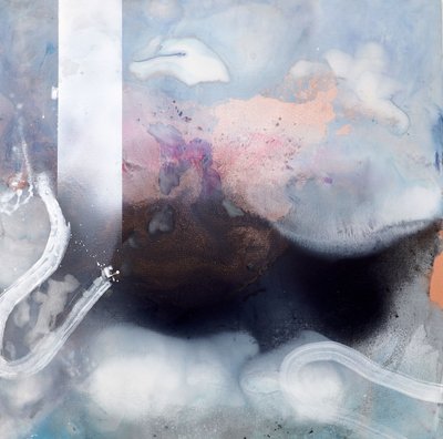 Dreamy Fluid Abstract by Poonam Choudhary