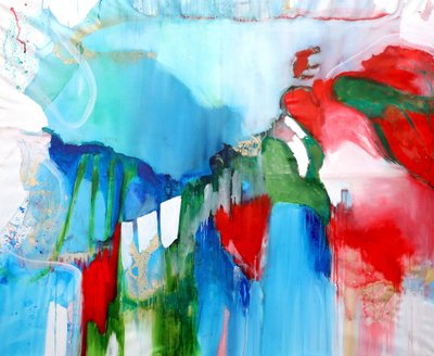 Vibrant Abstract Flow by Poonam Choudhary