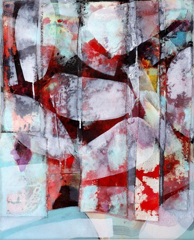 Vibrant Abstract Layers by Poonam Choudhary
