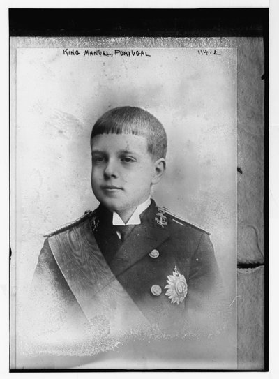 King Manuel of Portugal, as a Boy by Portuguese Photographer
