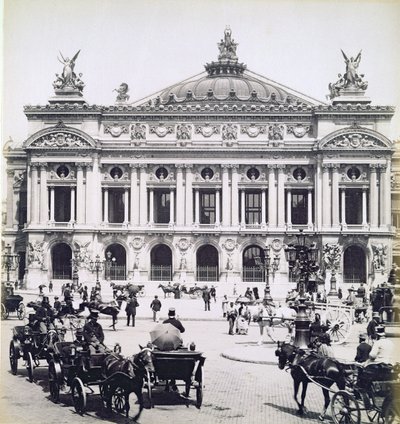The Opera House, Paris, 14th May 1893 by Portuguese Photographer