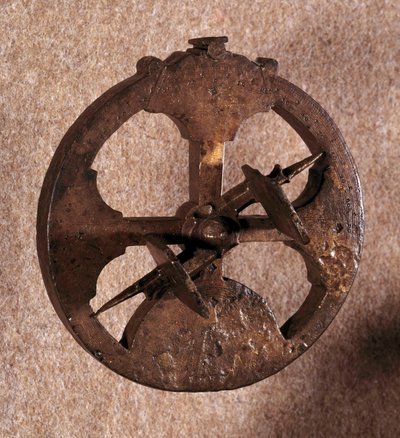 An astrolabe, an astronomical measuring instrument used by navigators by Portuguese School