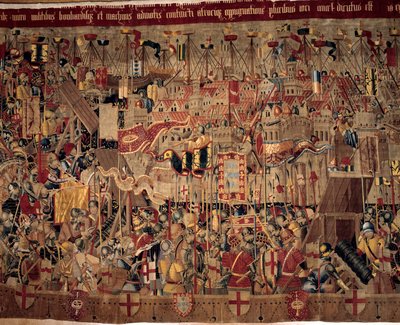 Conquest of Africa: The capture of Asilah (Arzila) in Morocco in 1471 by the Portuguese fleet by Portuguese School