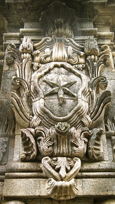 North Face of the Santuário de Nossa Senhora dos Remédios obelisk, Lamego, Portugal. 1738 by Portuguese School
