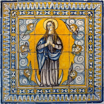 Our Lady of The Conception, Tile, Lisbon by Portuguese School