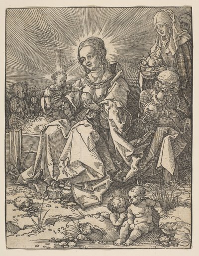 The Madonna on a Grassy Bank by Possibly Albrecht Dürer