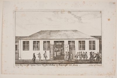 Frederik V Visits the Stables and Riding House at Sorø Academy by Poul Isac Grønvold