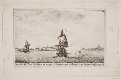 Frederik V Departing from Korsør by Poul Isac Grønvold