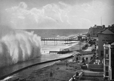 A Big Sea at Bognor, c1896 by Poulton and Co