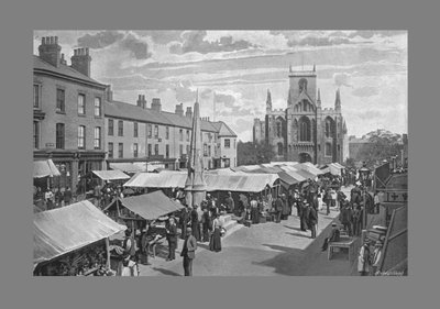 Market Place, Selby, c1900 by Poulton and Co