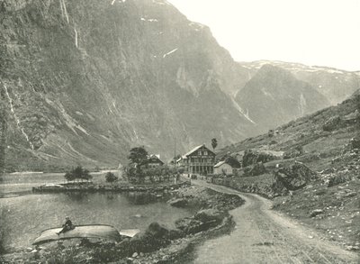 Telephone Station and Hotels, Gudvangen, Norway, 1895 by Poulton and Co