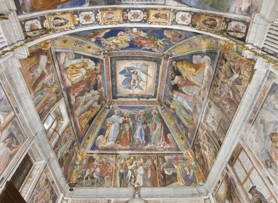 Twelve Apostles and Triumphant Christ, 1590-1600 by Pozzo or Pozzi di Puria Brothers Pozzo or Pozzi di Puria Brothers