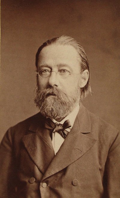 Portrait of the Composer Bedrich Smetana by Prague . Photo studio J. Mulac