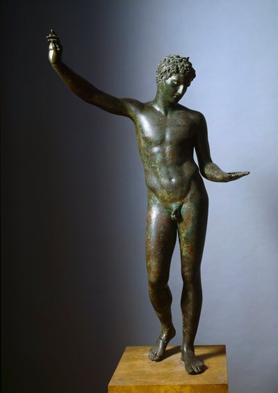 The Marathon Boy or Ephebe of Marathon - Bronze by Praxiteles
