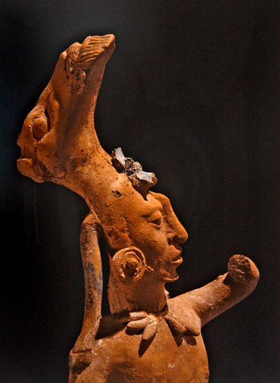 Detail of a Ballplayer, Jaina Culture by Pre Columbian Pre Columbian