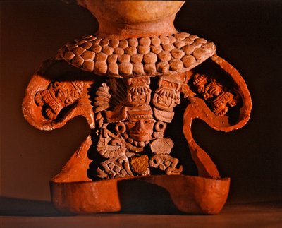 Figure with removable front, Teotihuacan Culture (detail) by Pre Columbian Pre Columbian