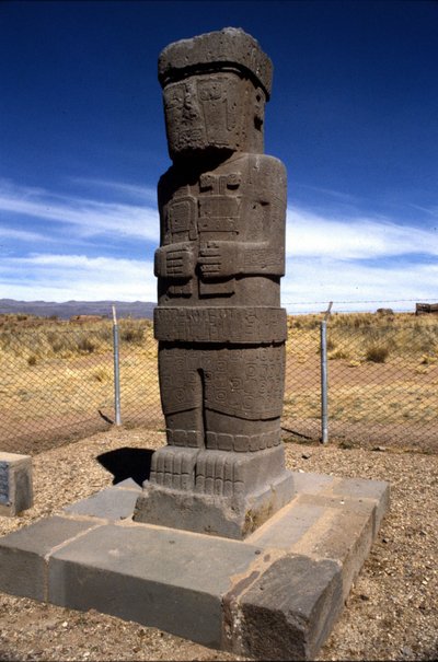 Pre-Columbian archaeological site of Tiahuanaco, Bolivia by Pre Columbian Pre Columbian