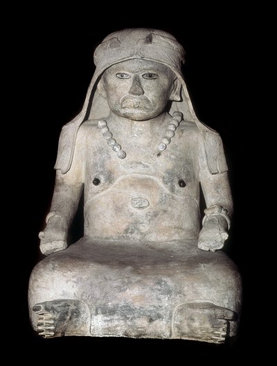 Pre-Columbian Art: Old Woman with a Head Cover by Pre Columbian Pre Columbian
