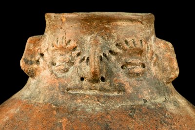 Globular Ceramics with Cephalomorphic Neck / Pre-Columbian Art by Precolombian Precolombian