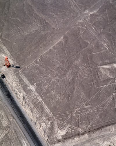 Aerial View of Nazca Lines by Prehistoric Prehistoric