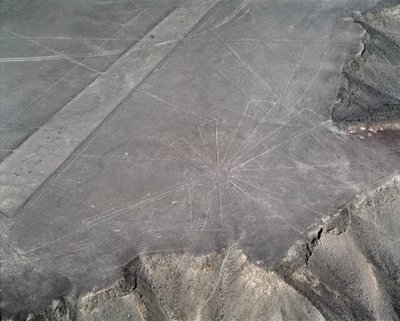 Aerial view of Nazca Lines by Prehistoric Prehistoric