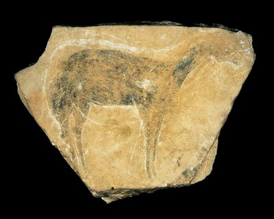 Black Doe, Parpallo Cave, Spain, Upper Paleolithic by Prehistoric Prehistoric