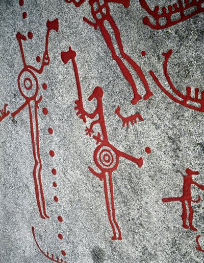 Hunters, Rock Carvings in Tanum, Sweden by Prehistoric Prehistoric