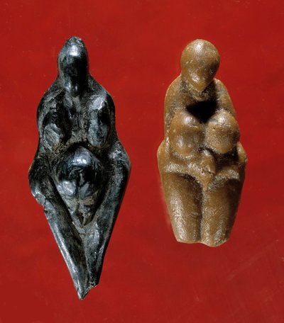 Statuette of Venus from the Cave of Baousse-Rousse and La Barma Grande by Prehistoric Prehistoric
