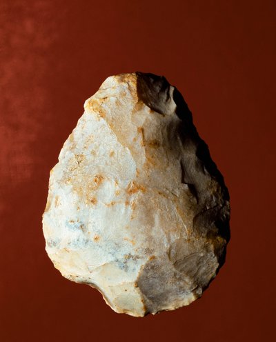 Prehistory: Lithic Manufacture Biface of Micoquian Type by Prehistoric Prehistoric