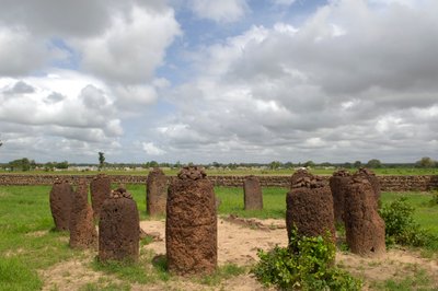 Prehistory: Megalithic circle of stones from Wassu, Gambia (photo) by Prehistoric Prehistoric
