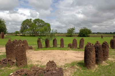 Prehistory: Megalithic circle of stones from Wassu, Gambia (photo) by Prehistoric Prehistoric